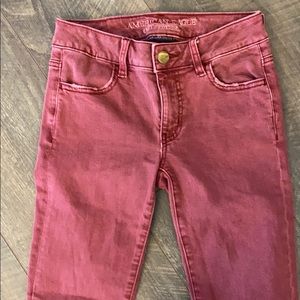 American Eagle Super Super Stretch Jegging Crop